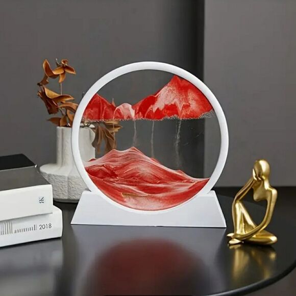 3D Moving Sand Art Desk Display with Rotating Stand - Calming Visual Effects - Picture 1 of 1